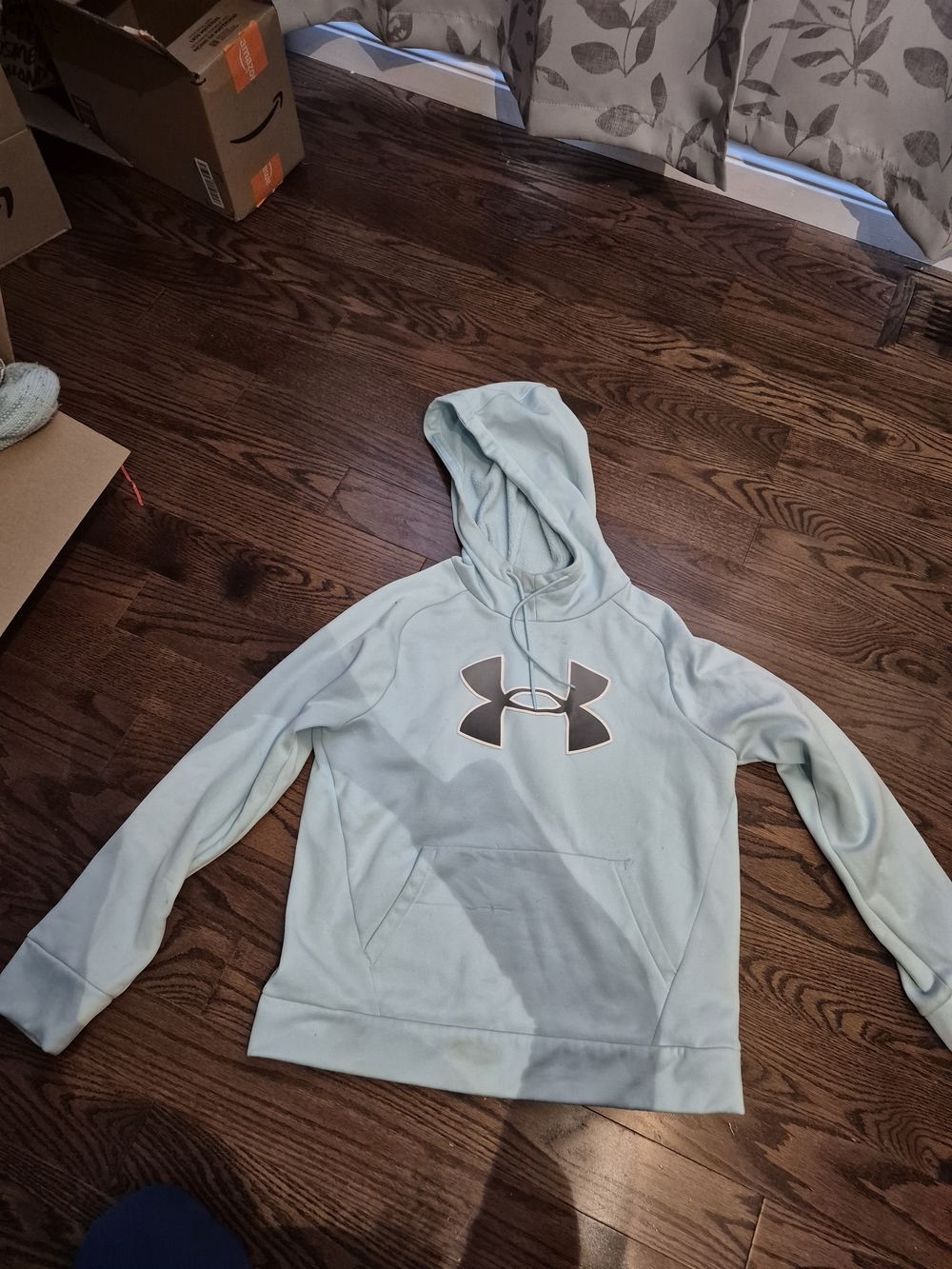 Under Armour Women’s Light Blue Logo Hoodie Sweater